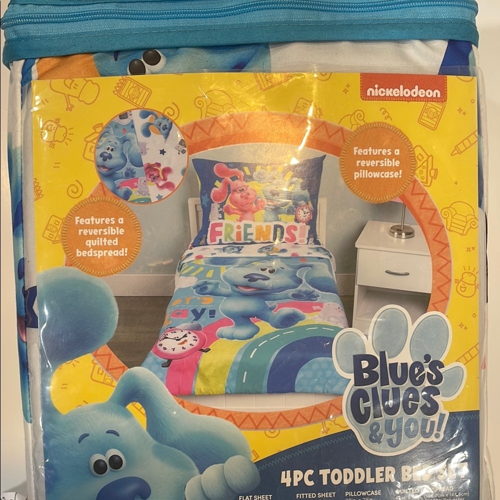 Nickelodeon Blue's Clues & You! 4-Piece Toddler Bed Set - Picture 6 of 6